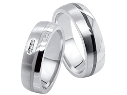 Titanium/Keramiek Trouwringen