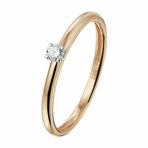 ring diamant 0.09ct h si