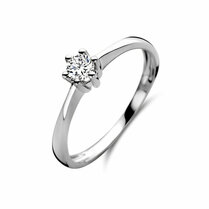 aanzoeksring diamant 0.20ct h si