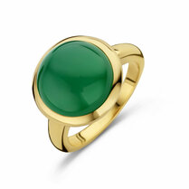 ring groen agaat