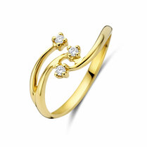 ring lab grown diamant 0.06ct g vs