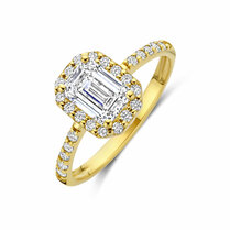 ring lab grown diamant 1.40ct g vs