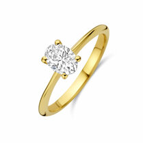 ring lab grown diamant 0.50ct f vs