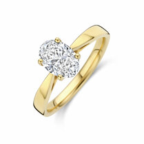 ring lab grown diamant 1.00ct h si
