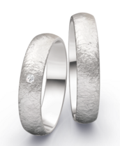 Klassieke Ringen Witgoud Ijsmat 