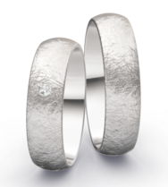 Klassieke Ringen Witgoud Ijsmat 