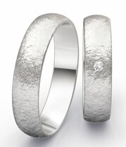 Klassieke Ringen Witgoud Ijsmat 