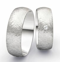 Klassieke Ringen Witgoud Ijsmat 