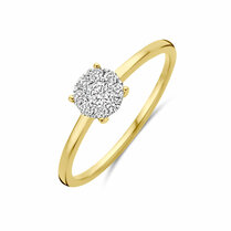 ring diamant 0.19ct h si