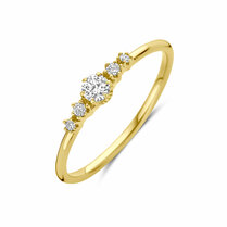 ring lab grown diamant 0.20ct f vs