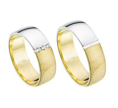 Bicolor Ringen Glanzend en Mat