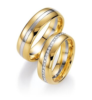 Luxe Bicolor Trouwringen