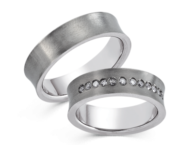 Vriendschapsringen Titanium