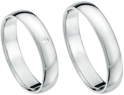 Simpele ringen witgoud