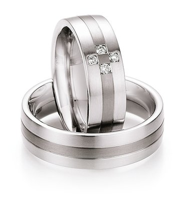 Trouwringen Staal/ Titanium
