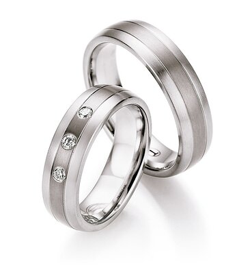 Trouwringen Staal/ Titanium