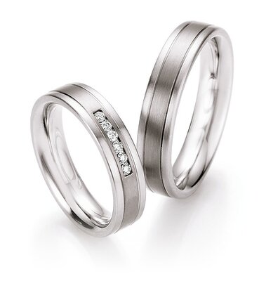 Trouwringen Staal/ Titanium