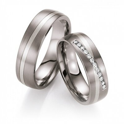 Titanium goud Trouwringen