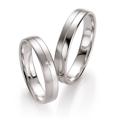 Ring witgoud simpel