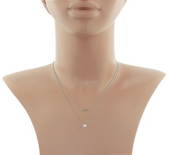 Zilver gerhodineerd dube zirkonia