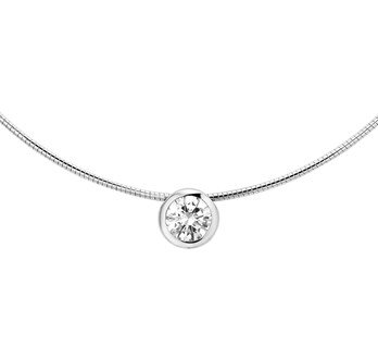 Collier zirkonia groot