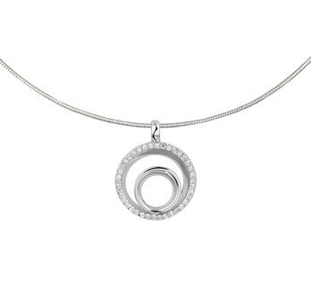 Collier zilver zirkonia