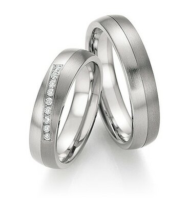Trouwringen Staal/ Titanium