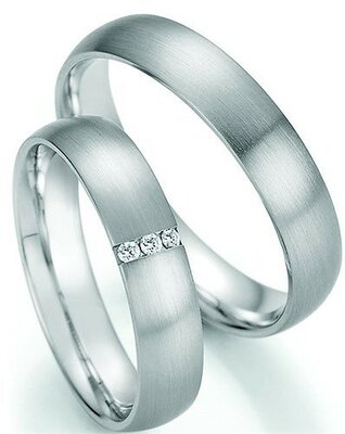 Klassieke ring witgoud