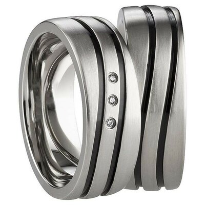 Stalen Bicolor Ringen