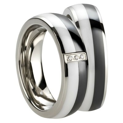 Stalen Ringen Bicolor