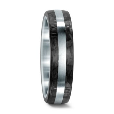 Trouwringen Edelstaal met carbon