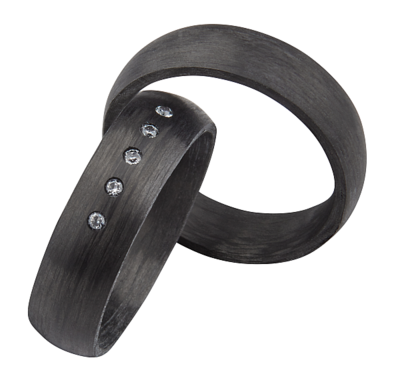 Trouwringen carbon