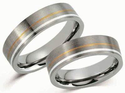 ACTIE Verlovingsringen Titanium