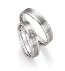 Trouwringen Palladium500/witgoud585