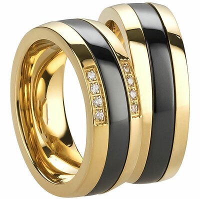 Stalen ringen keramiek