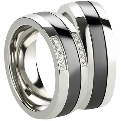 Stalen ringen keramiek
