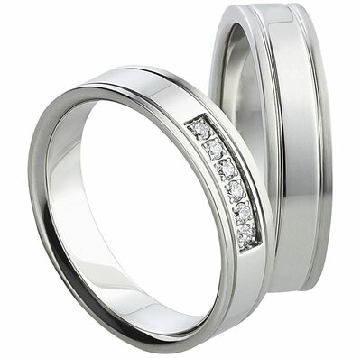 Stalen bicolor ringen