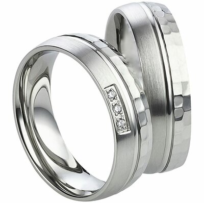 Stalen bicolor ringen