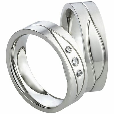 Stalen bicolor ringen