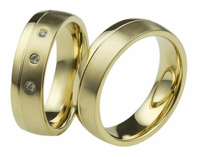 Stalen Ringen goud kleur
