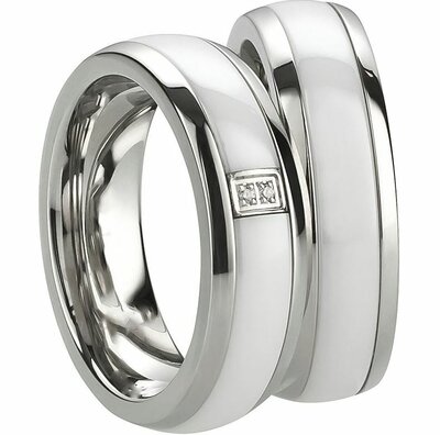 Stalen ringen keramiek