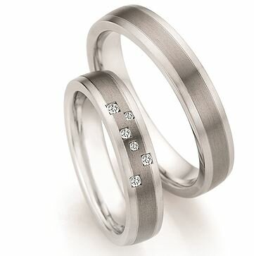 Trouwringen Staal/ Titanium