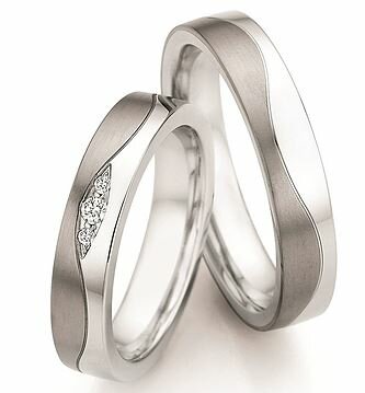 Trouwringen Staal/ Titanium