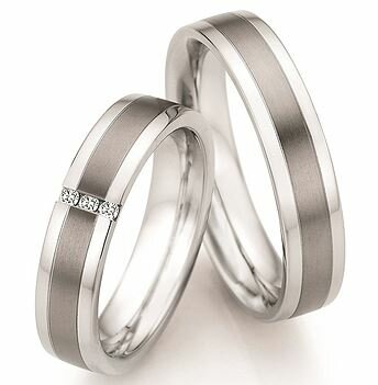 Trouwringen Staal/ Titanium