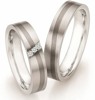 Trouwringen Staal/ Titanium
