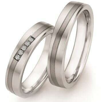 Trouwringen Staal/ Titanium