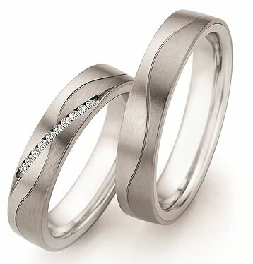 Trouwringen Staal/ Titanium