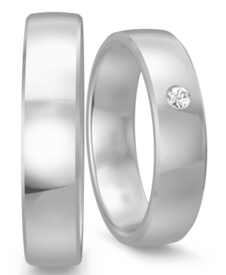 Klassieke ring witgoud