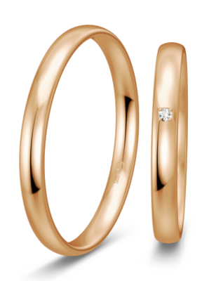 Rose gouden trouwringen
