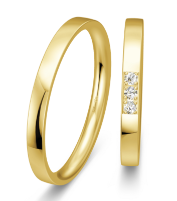 Smalle geelgouden ring